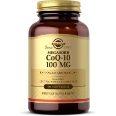 Solgar Megasorb CoQ-10 100 mg 90 softgels