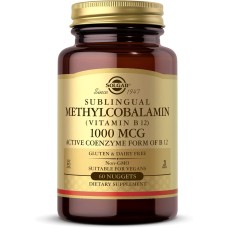 Solgar Sublingual Methylcobalamin (Vitamin B12) 1000 mcg 60 nuggets