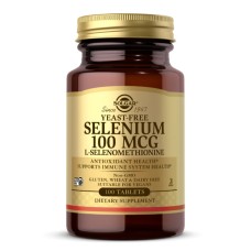 Solgar Yeast-Free Selenium 100 mcg 100 tabs