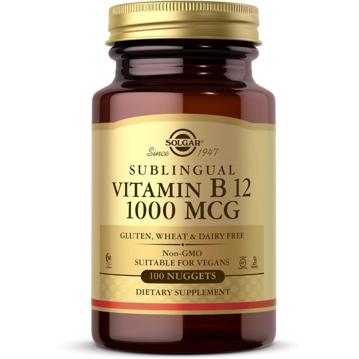 Solgar Sublingual Vitamin B 12 1000 mcg 100 таблеток, сублінгвальний вітамін В12
