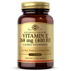 Solgar Vitamin E 268 mg 400 IU D-Alpha-Tocopherol 100 softgels