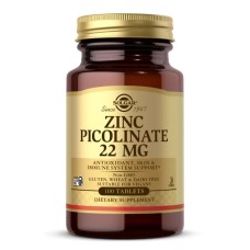 Solgar Zinc Picolinate 22 mg 100 tabs