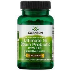 Swanson Dr. Stephen Langer's Ultimate 16 Strain Probiotic with FOS 60 caps