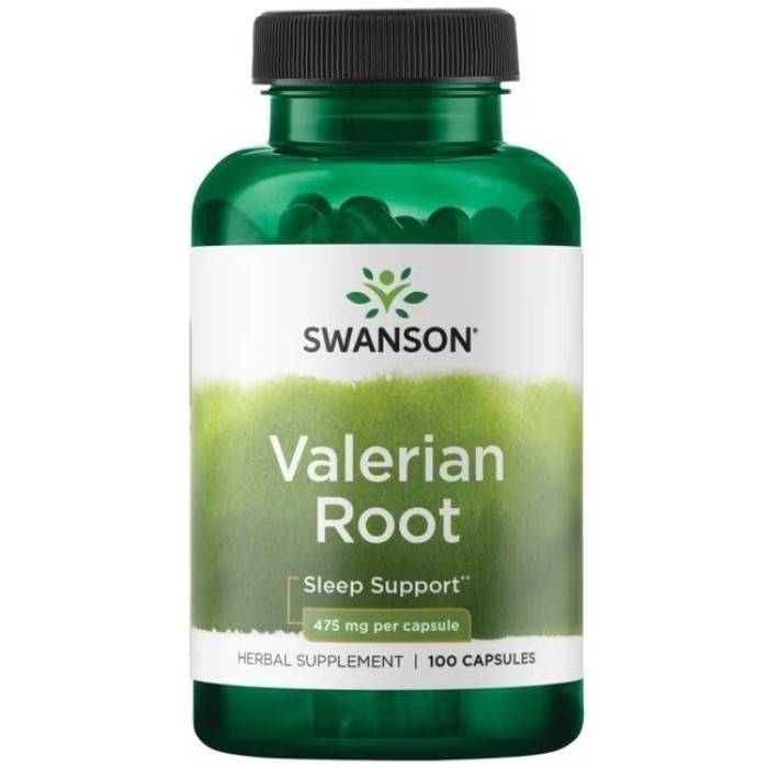 Swanson Valerian Root 475 mg 100 капсул, валеріана