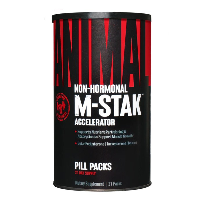 Universal Nutrition Animal M-Stak 21 пакетиків, негормональна анаболічна добавка