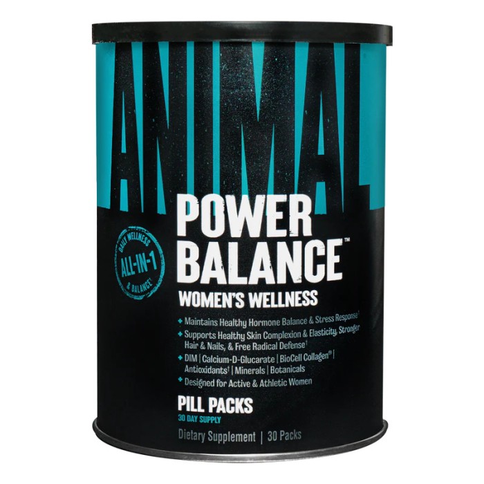 Universal Nutrition Animal Power Balance 30 пакетиків, комплексна добавка для жіночого здоров’я, гарного самопочуття та гормонального балансу