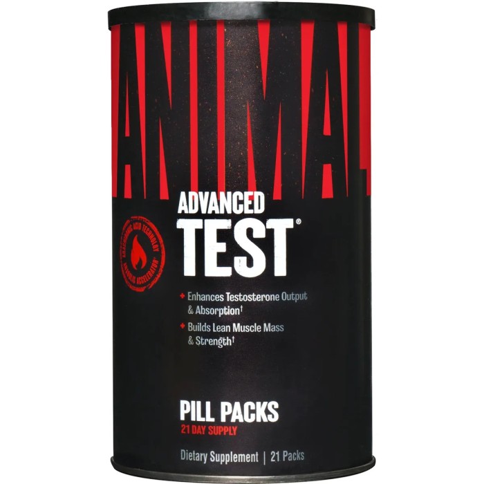 Universal Nutrition Animal Test 21 пакетиків, тестостероновий бустер