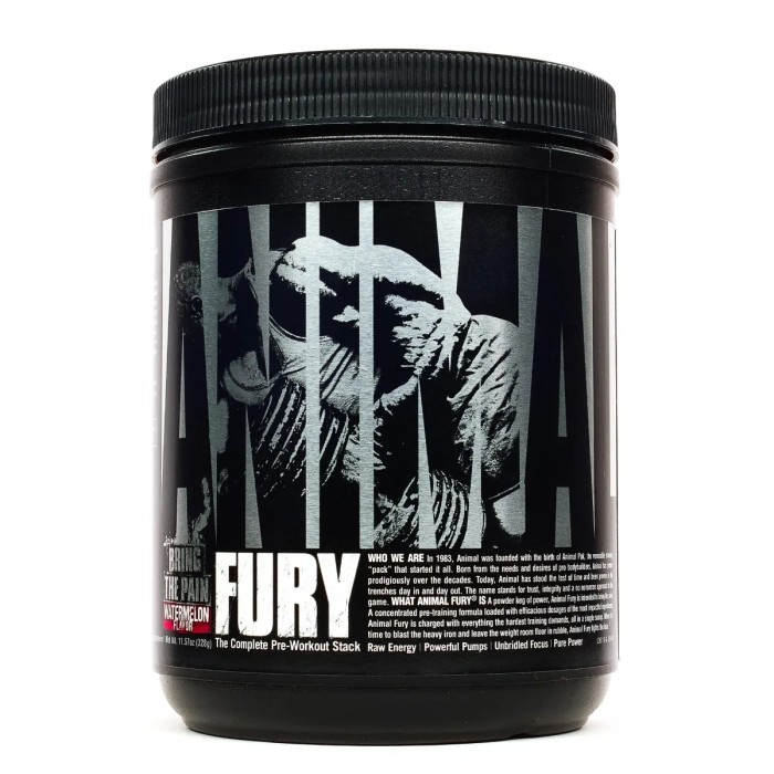 Universal Nutrition Fury 328 грам, передтренувальна добавка